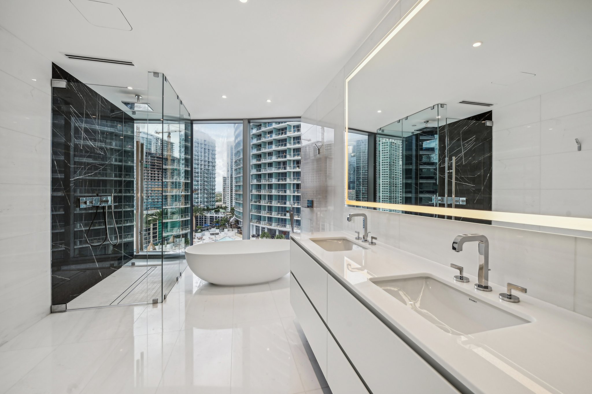 Biscayne Blvd Way contemporary condo interior
